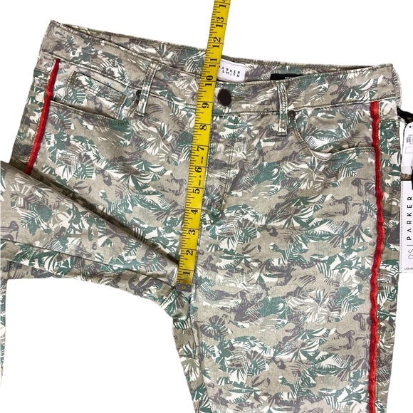 NWT Parker Smith “Ava” Tropical Camo Skinny Jeans with Side Stripe (C1) - Picture 5 of 15